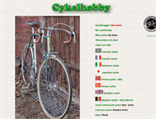 Tablet Screenshot of cykelhobby.com